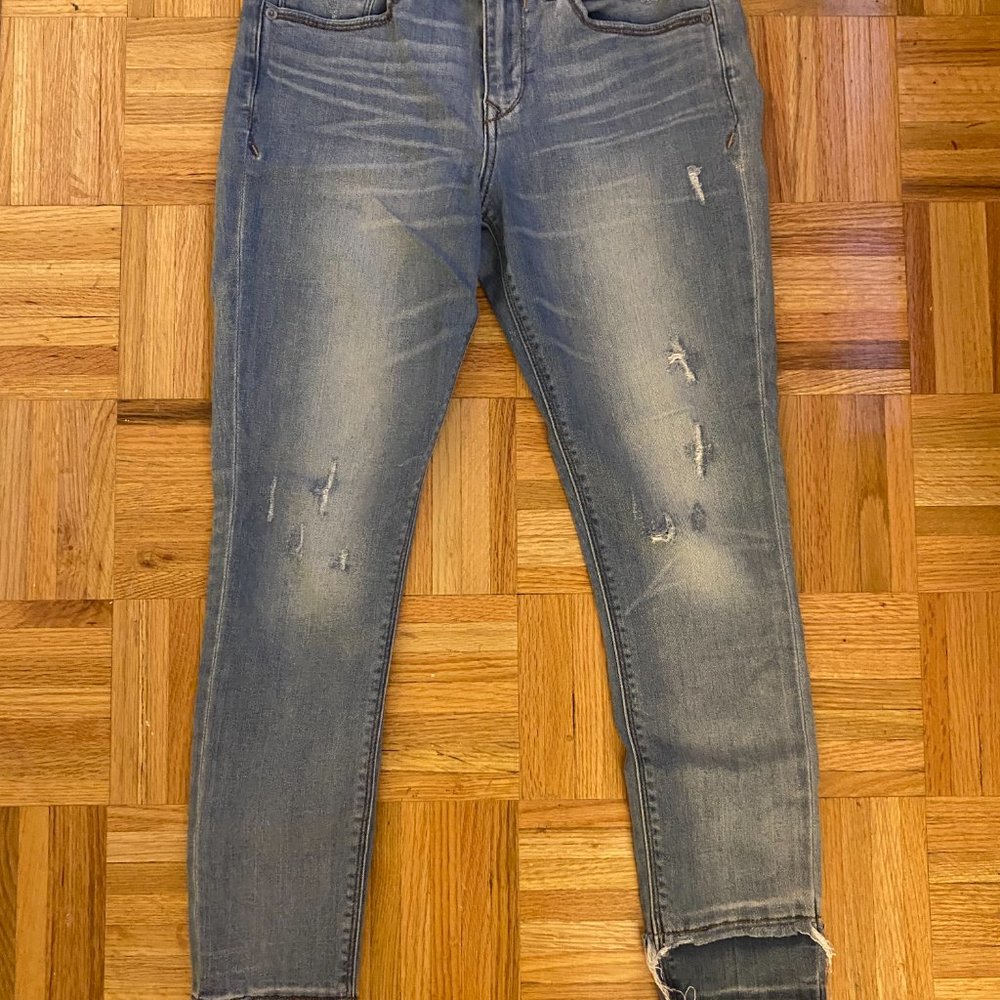 Express Raw Hem Skinny Jeans | Size 4